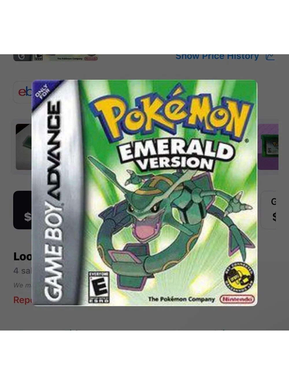 Pokémon Emerald for Gameboy Advance